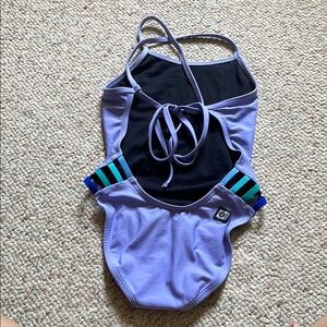 Jolyn Clothing Purple and Black Swimsuit. Like NEW